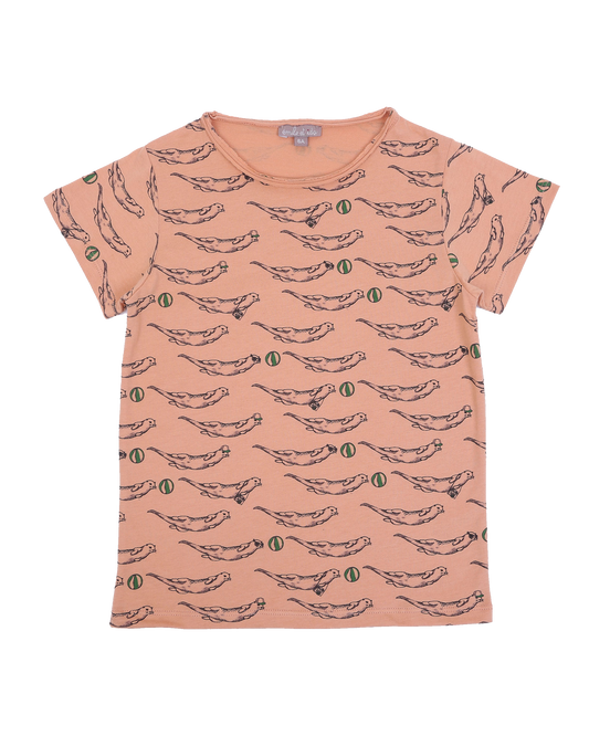 T-shirt loutre sable