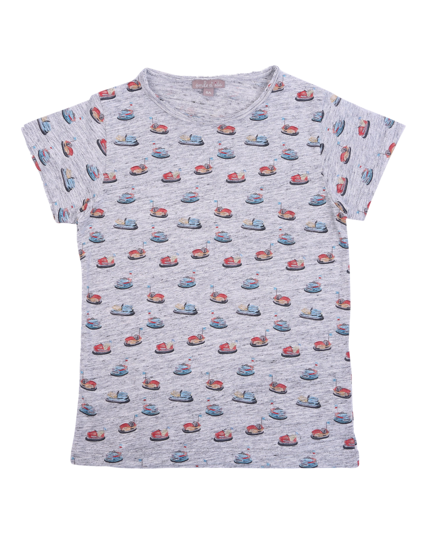 T-shirt autotamponneuse gris chiné