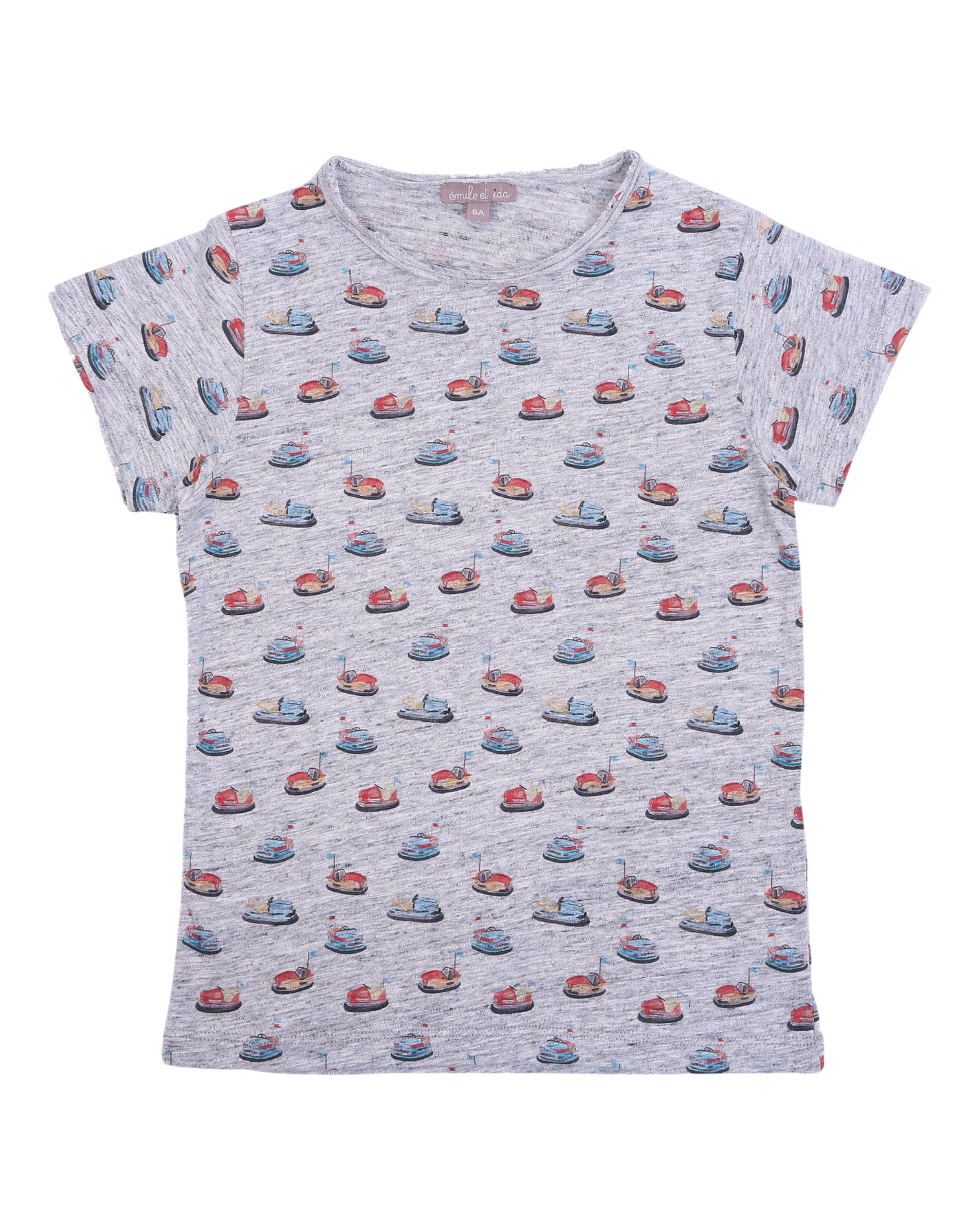 T-shirt autotamponneuse gris chiné