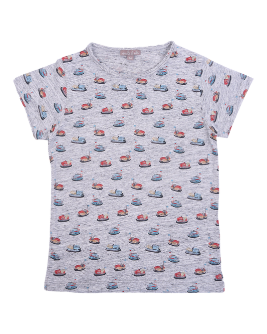 T-shirt autotamponneuse gris chiné