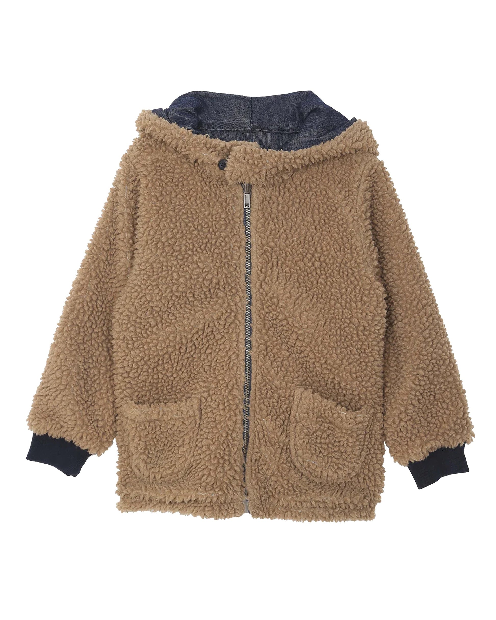 Parka réversible denim