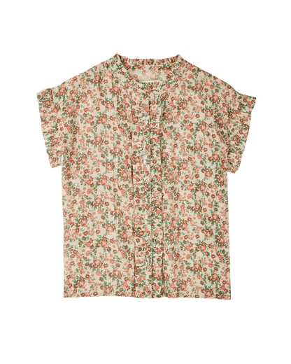 Blouse coton créponné rosae