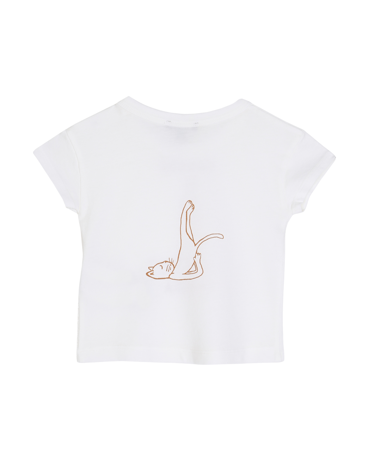 T-shirt fille "chacré chakra" écru