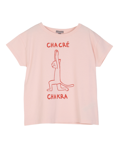 T-shirt "chacré chakra" rose