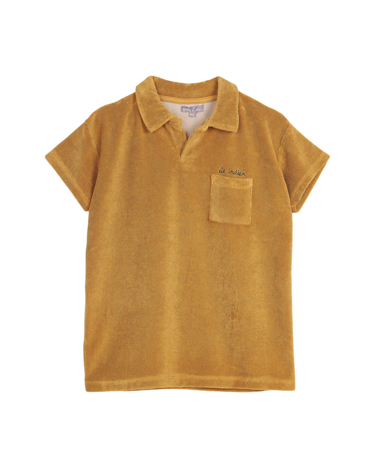 Polo manches courtes caramel