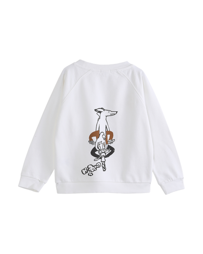 Sweat "surprise" écru