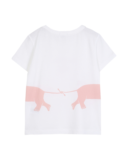 T-shirt Bons baisers de Delhi écru