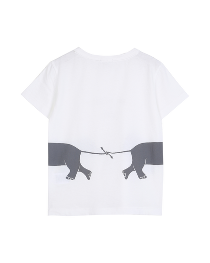 T-shirt "Bons baisers de Delhi" écru