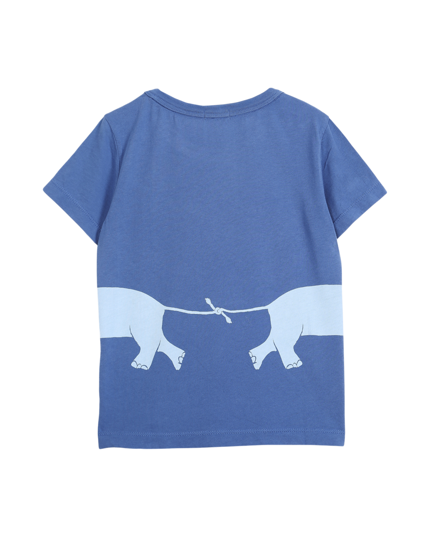 T-shirt "Bons baisers de Delhi" bleu