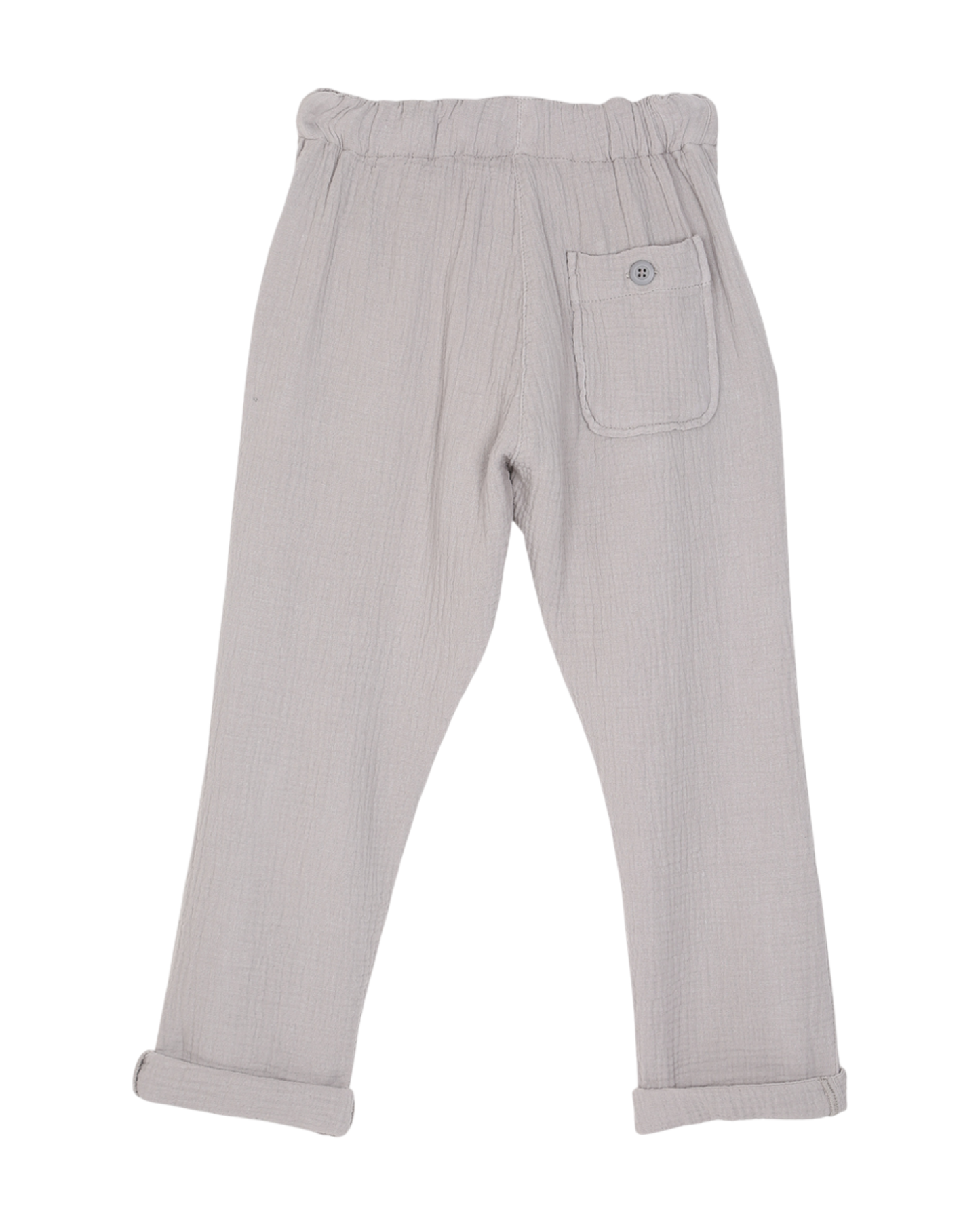 Pantalon gaze de coton argile
