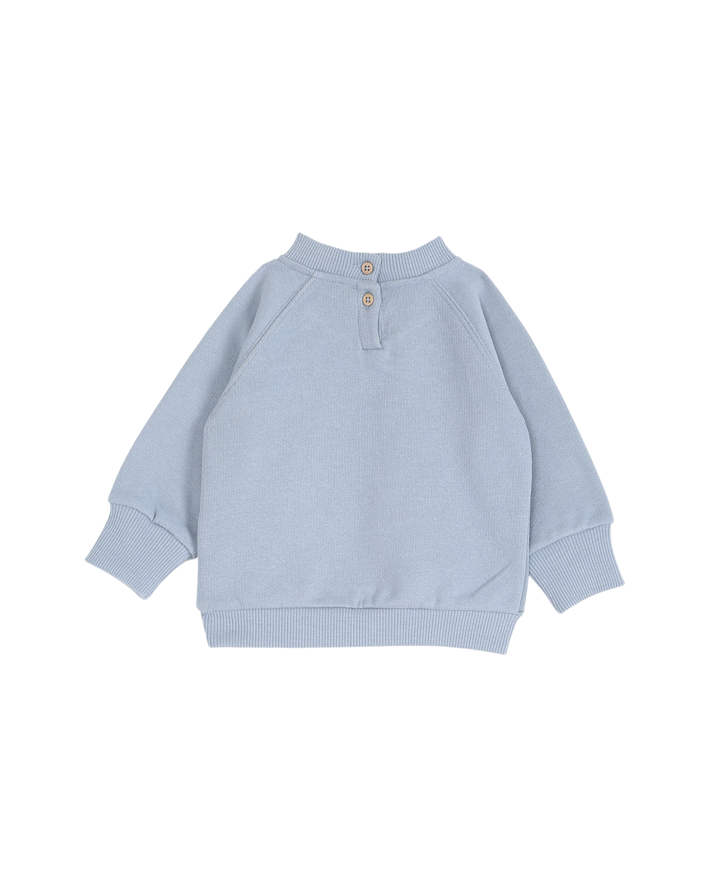 Sweat bébé en coton moletonné lac jeune pousse