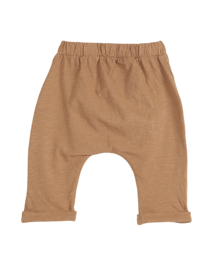 Pantalon bi-matière macchiato