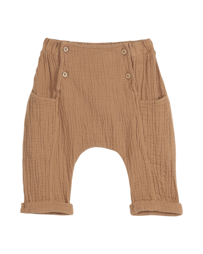 Pantalon bi-matière macchiato