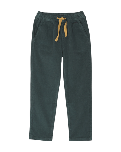 pantalon garcon en velours milleraies forêt