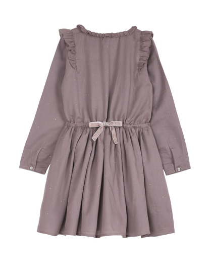 Robe mukesh en crepe de coton lavande