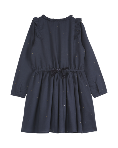 robe fille mukesh en crepe de coton abysse