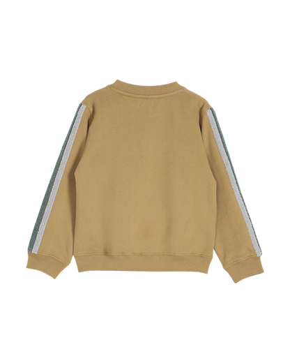 sweat shirt garcon en coton bio molletonne imprime l'etudiant en rigolade
