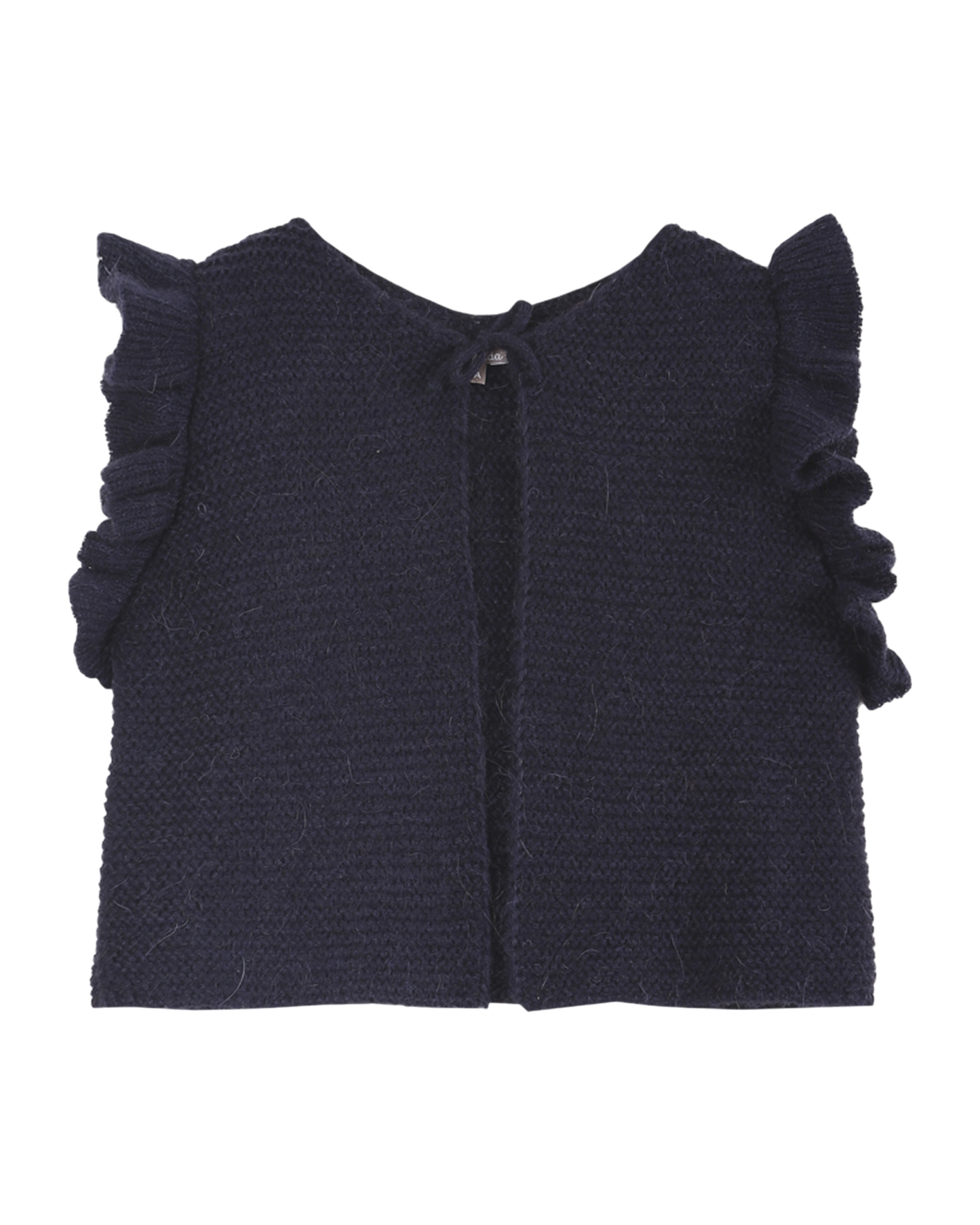 gilet sans manches alpaga marine