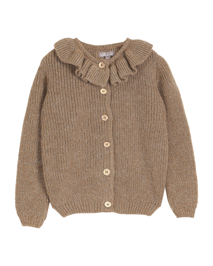 cardigan collerette nougatine lurex