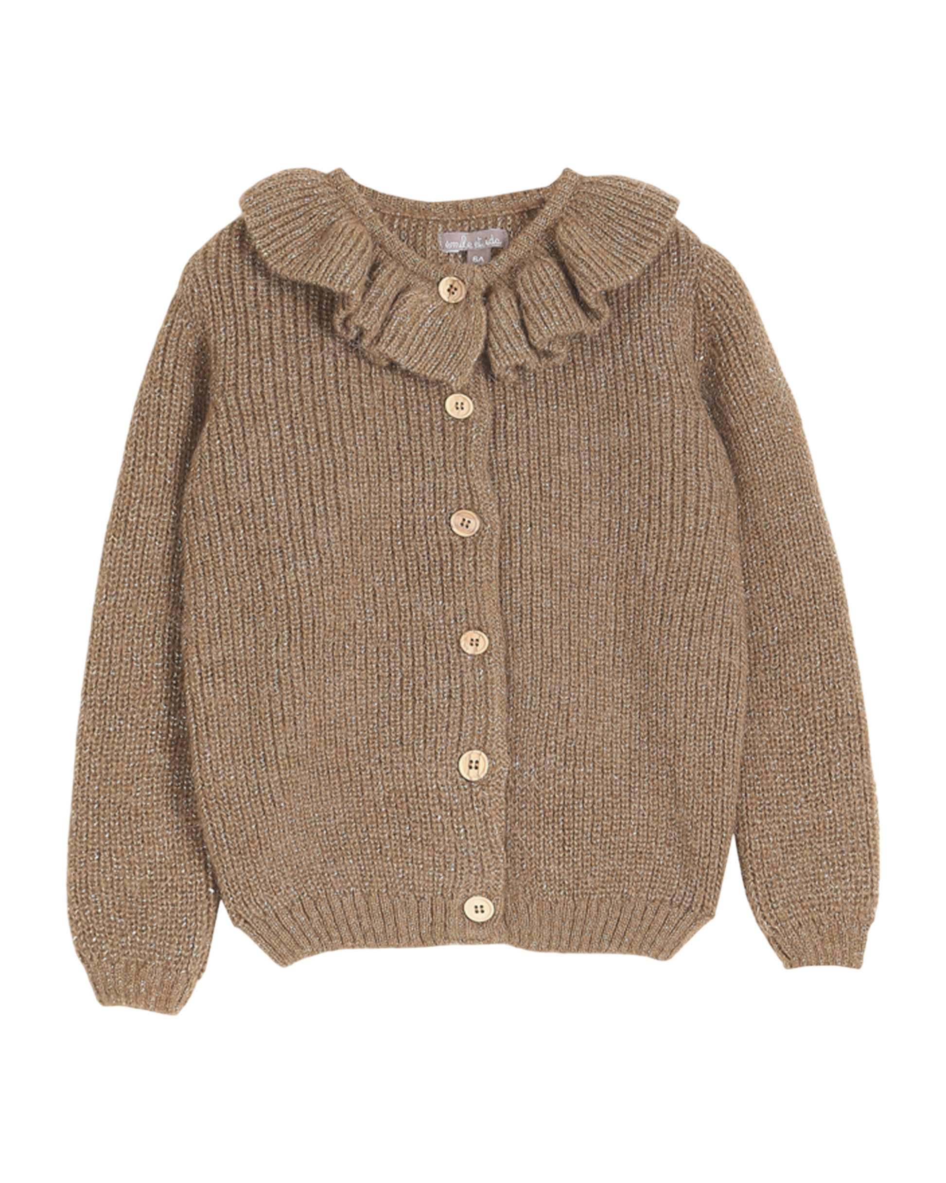 cardigan collerette nougatine lurex