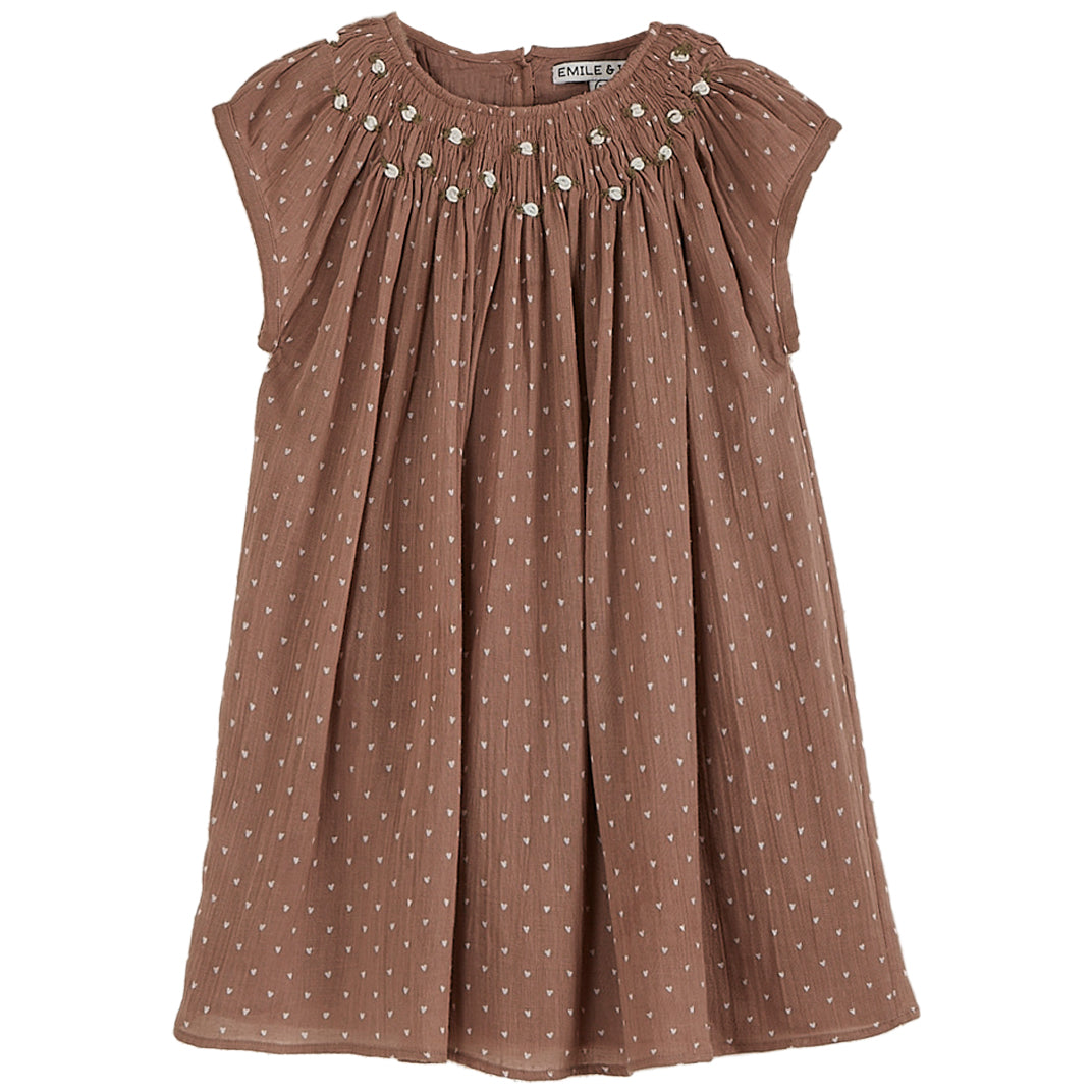 Robe voile de coton terracotta