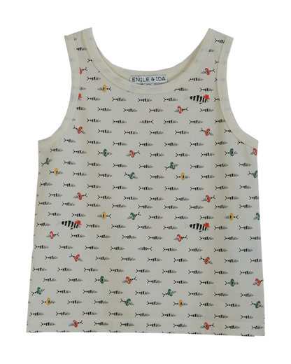Débardeur coton bio blanc