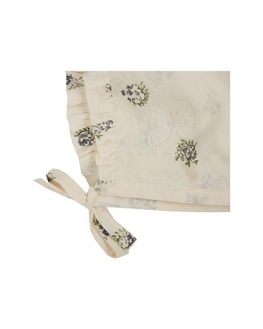 Béguin voile de coton écru