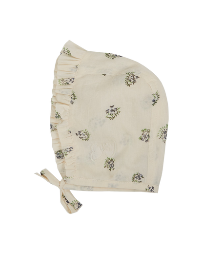 Béguin voile de coton écru