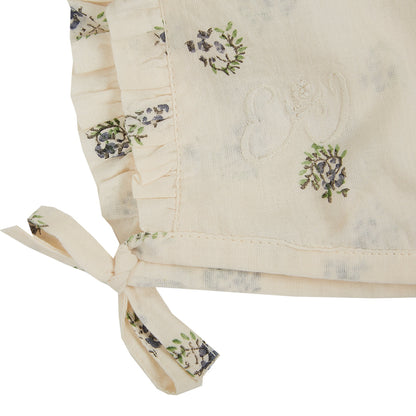 Béguin voile de coton écru