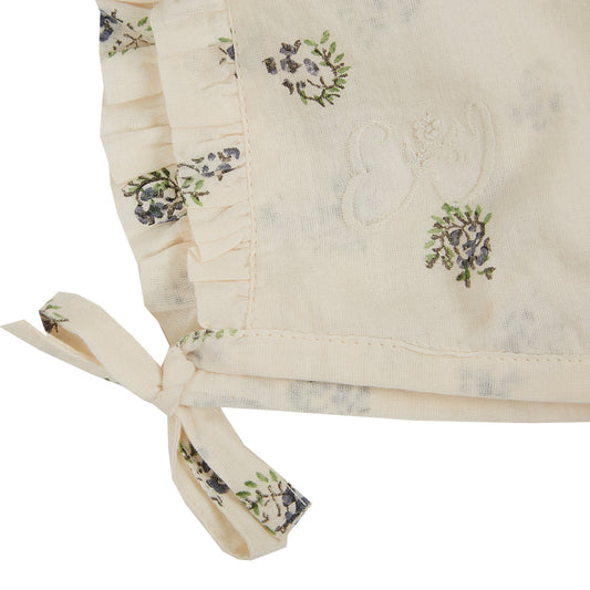 Béguin voile de coton écru
