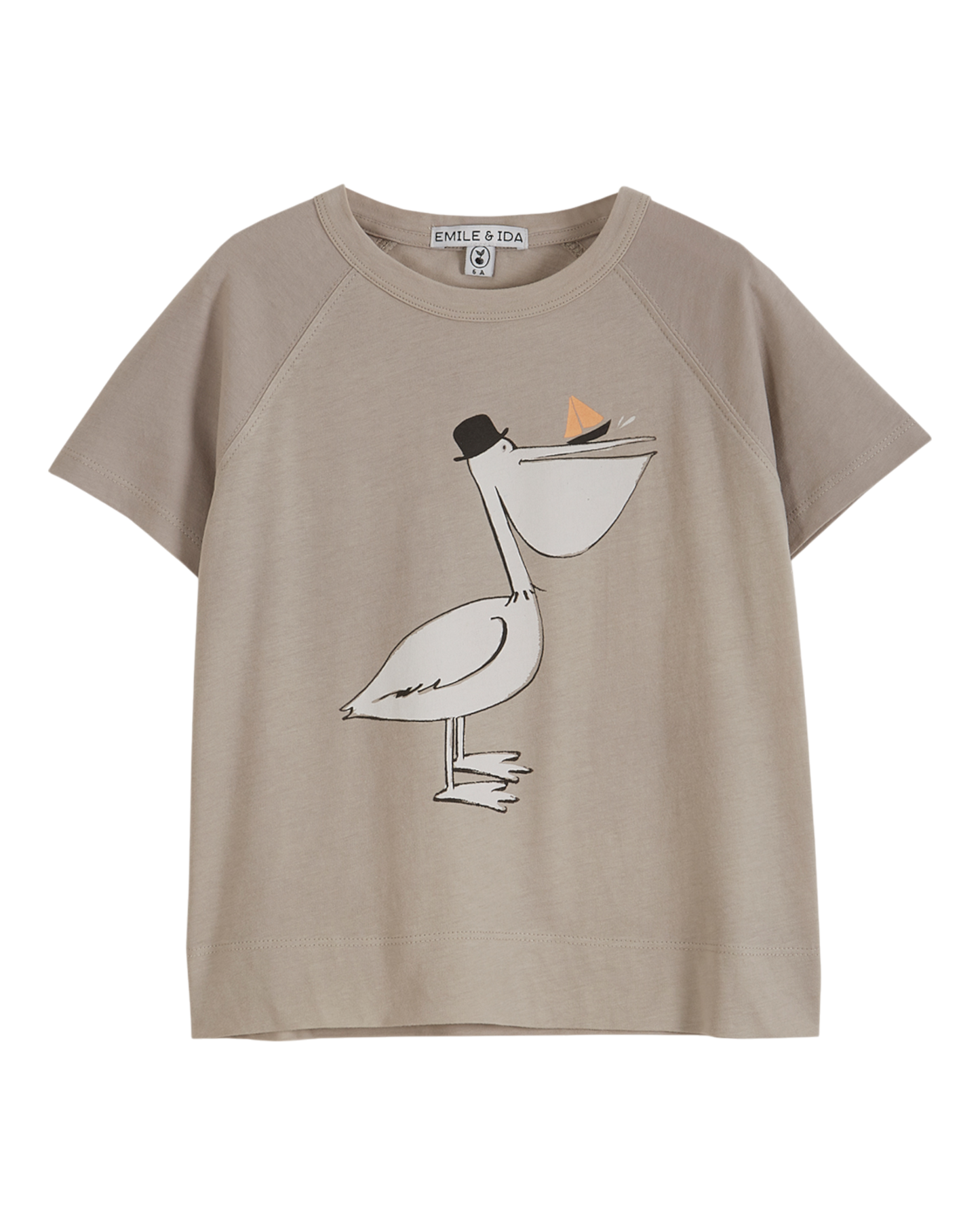 T-shirt pélican gris