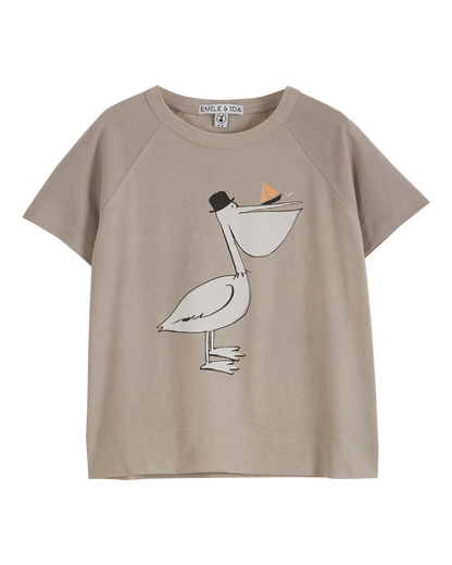 T-shirt pélican gris