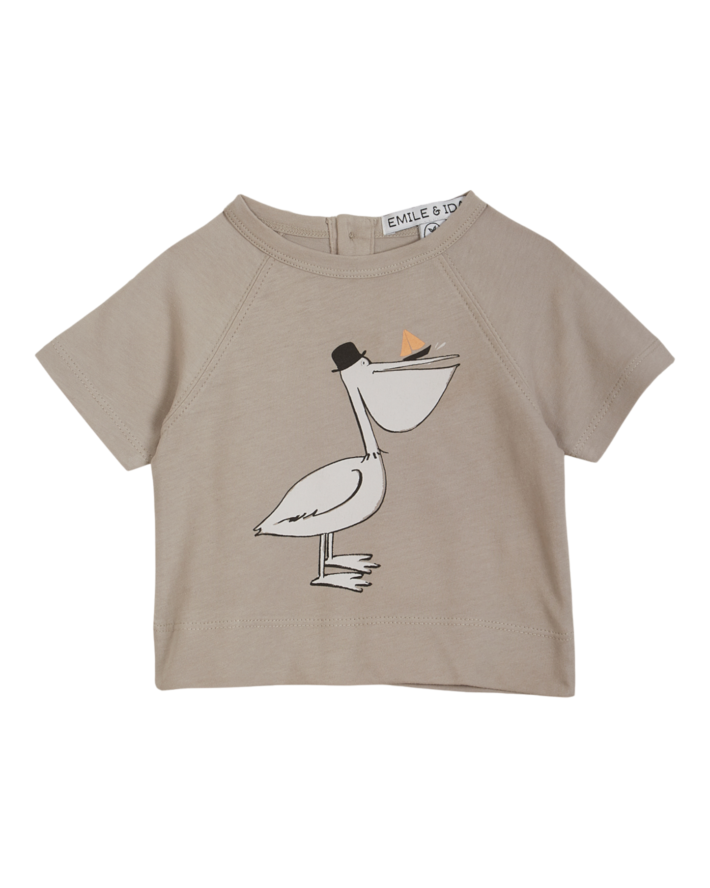 T-shirt pélican gris