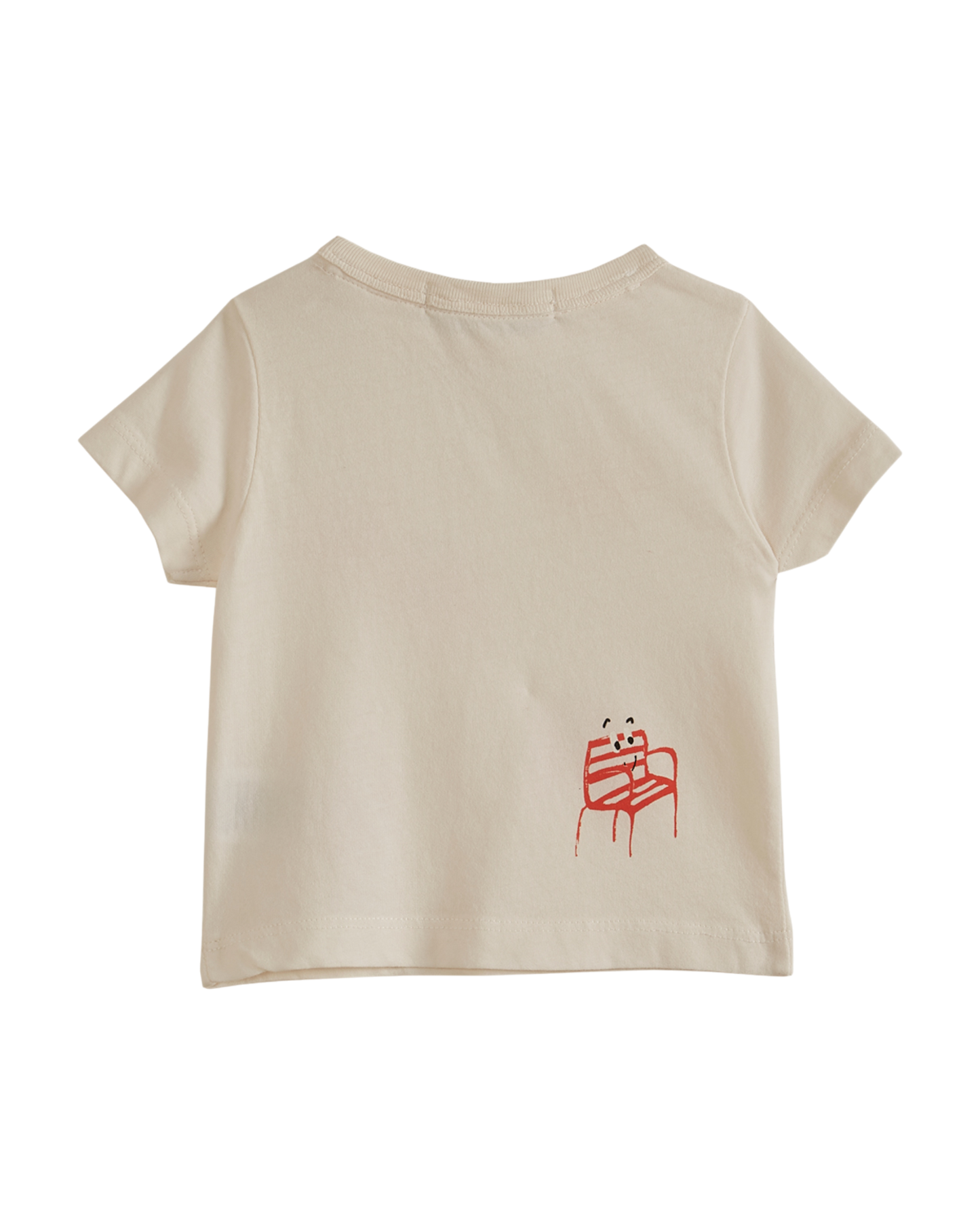 T-shirt coton blanc chaises