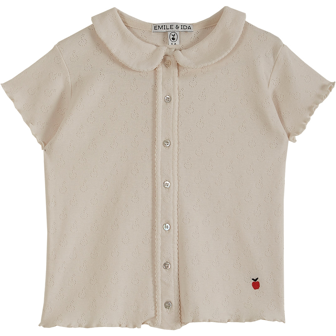 Tee-shirt jersey de coton modal blanc