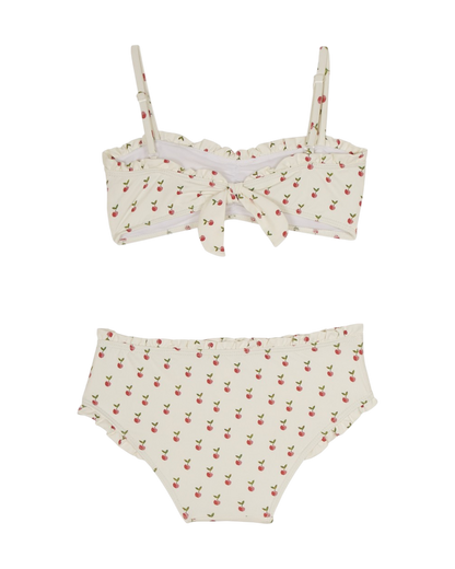 Maillot de bain 2 pièces pomme écru