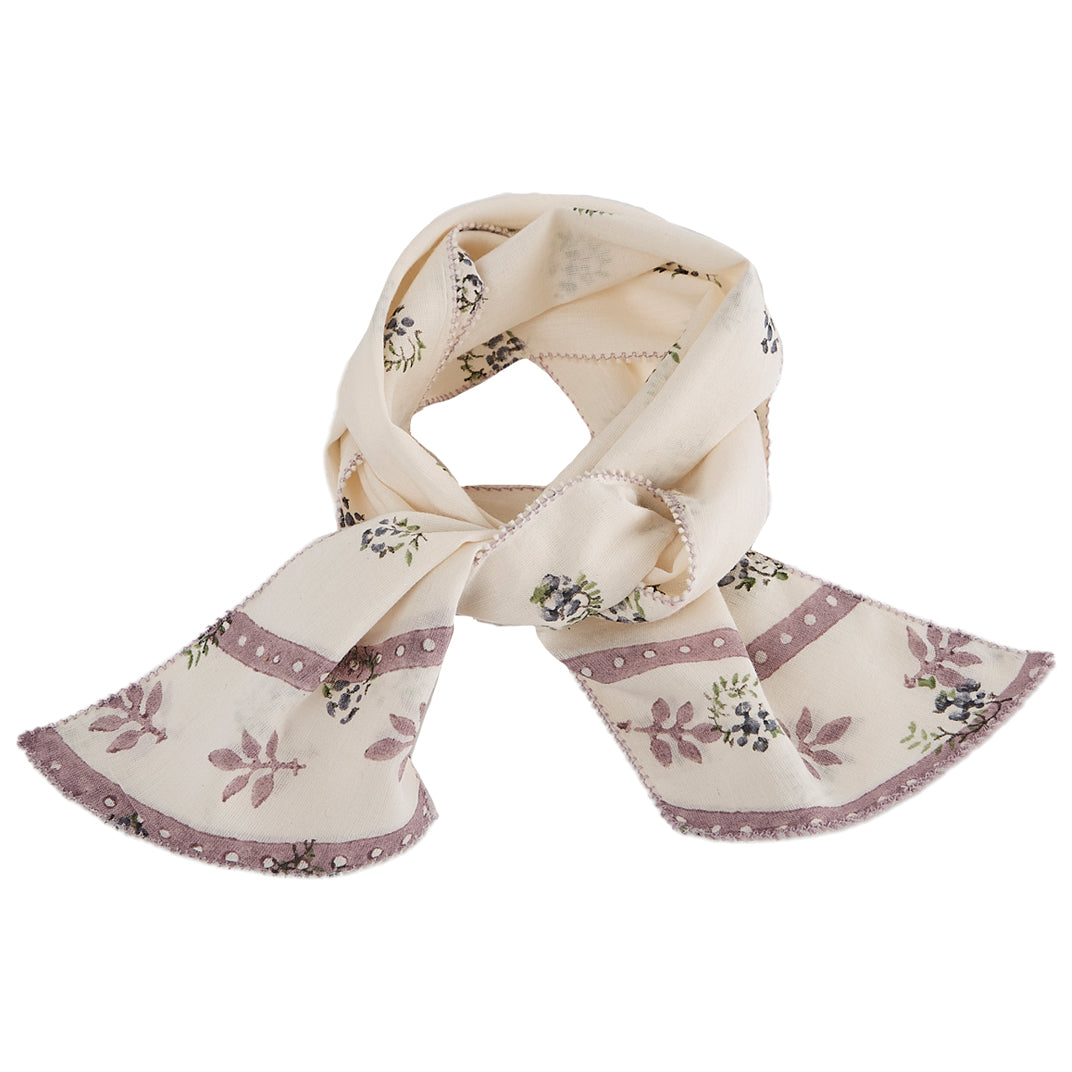 Foulard imprimé groseille