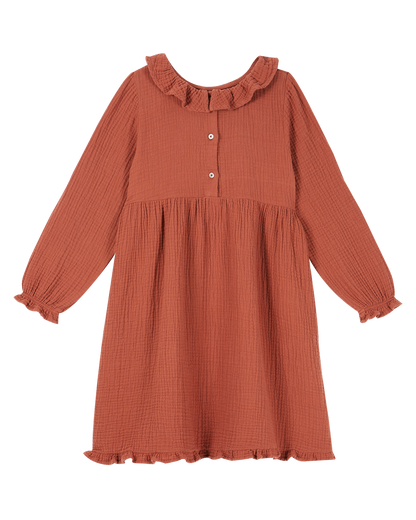 Robe gaze de coton tomette