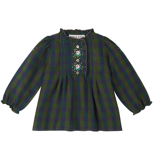 Blouse à carreau cèdre
