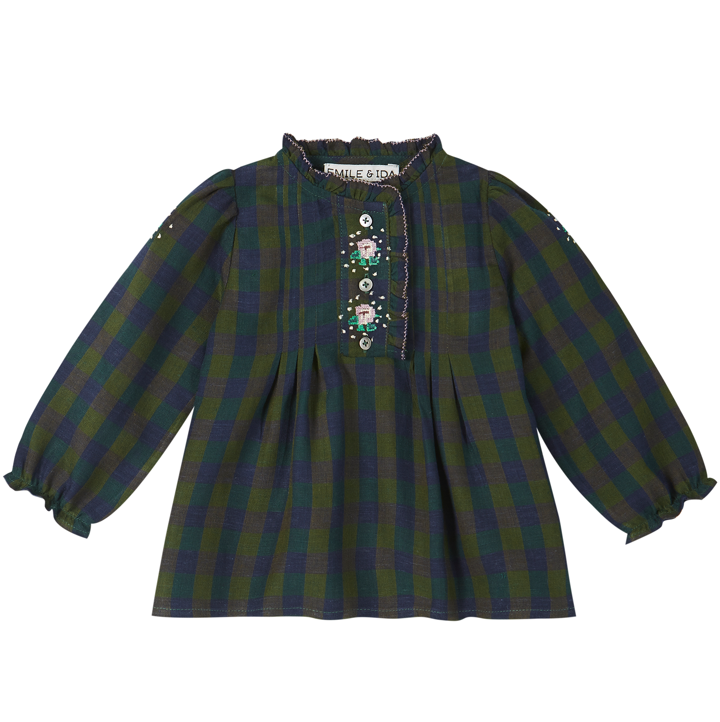 Blouse à carreau cèdre