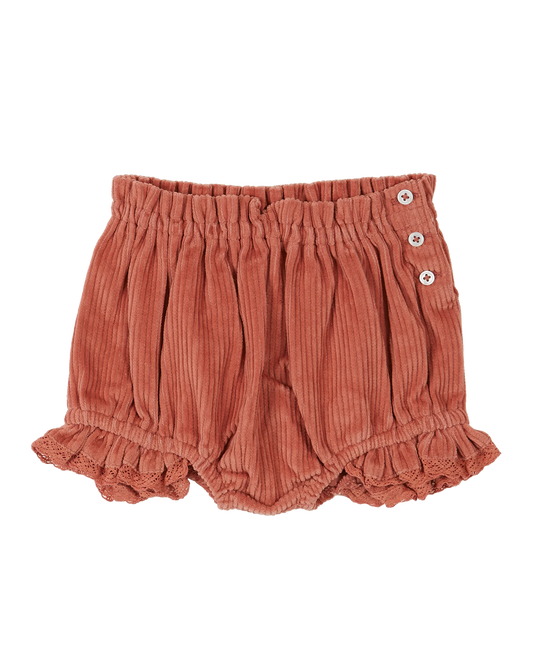 Bloomer velours de coton bois de rose