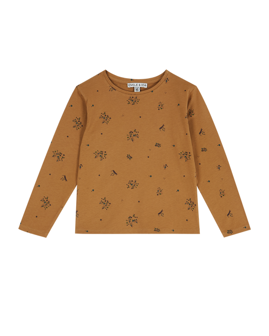 Tee-shirt jersey bio noix coucou