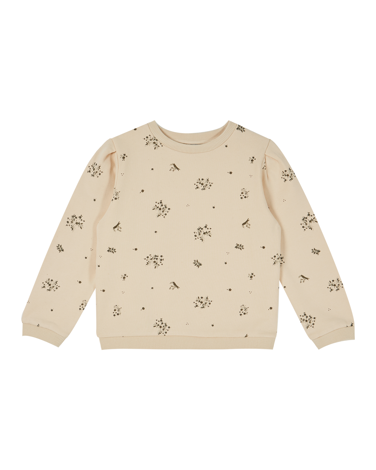 Sweatshirt jersey bio molletonné porcelaine