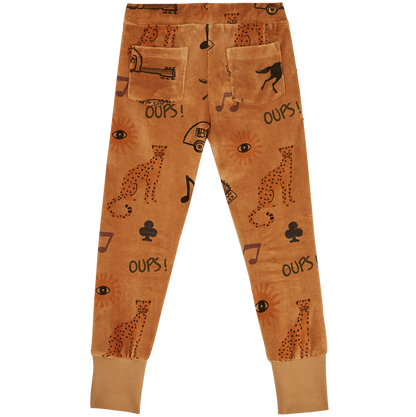 Pantalon éponge velours noix bonaventure