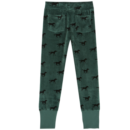 Pantalon éponge velours cèdre cheval