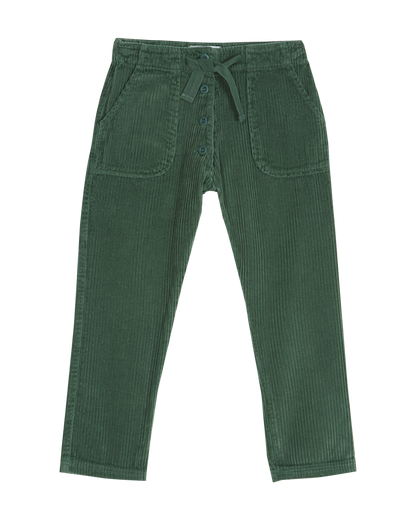 Pantalon velours à grosses côtes mousse