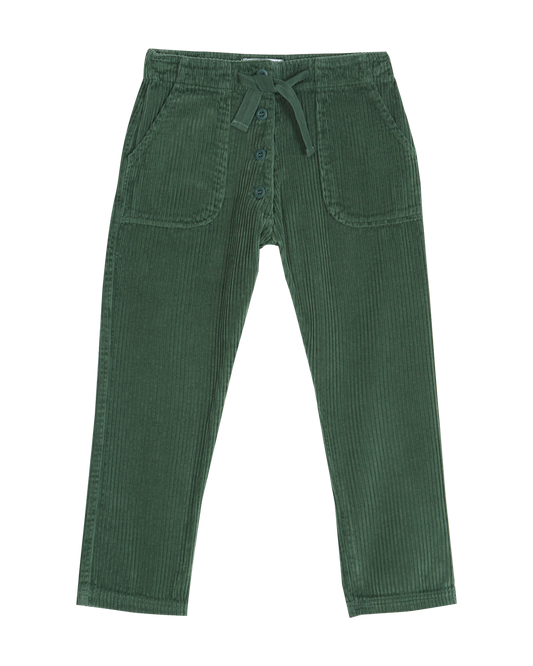 Pantalon velours à grosses côtes mousse