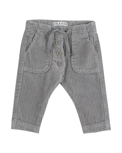 Pantalon velours à grosses côtes souris