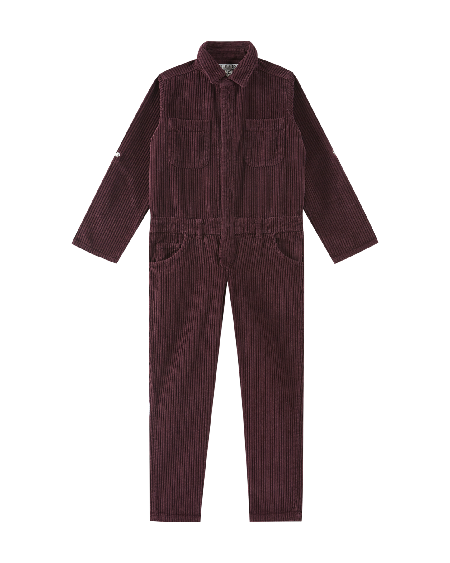 Combinaison velours aubergine