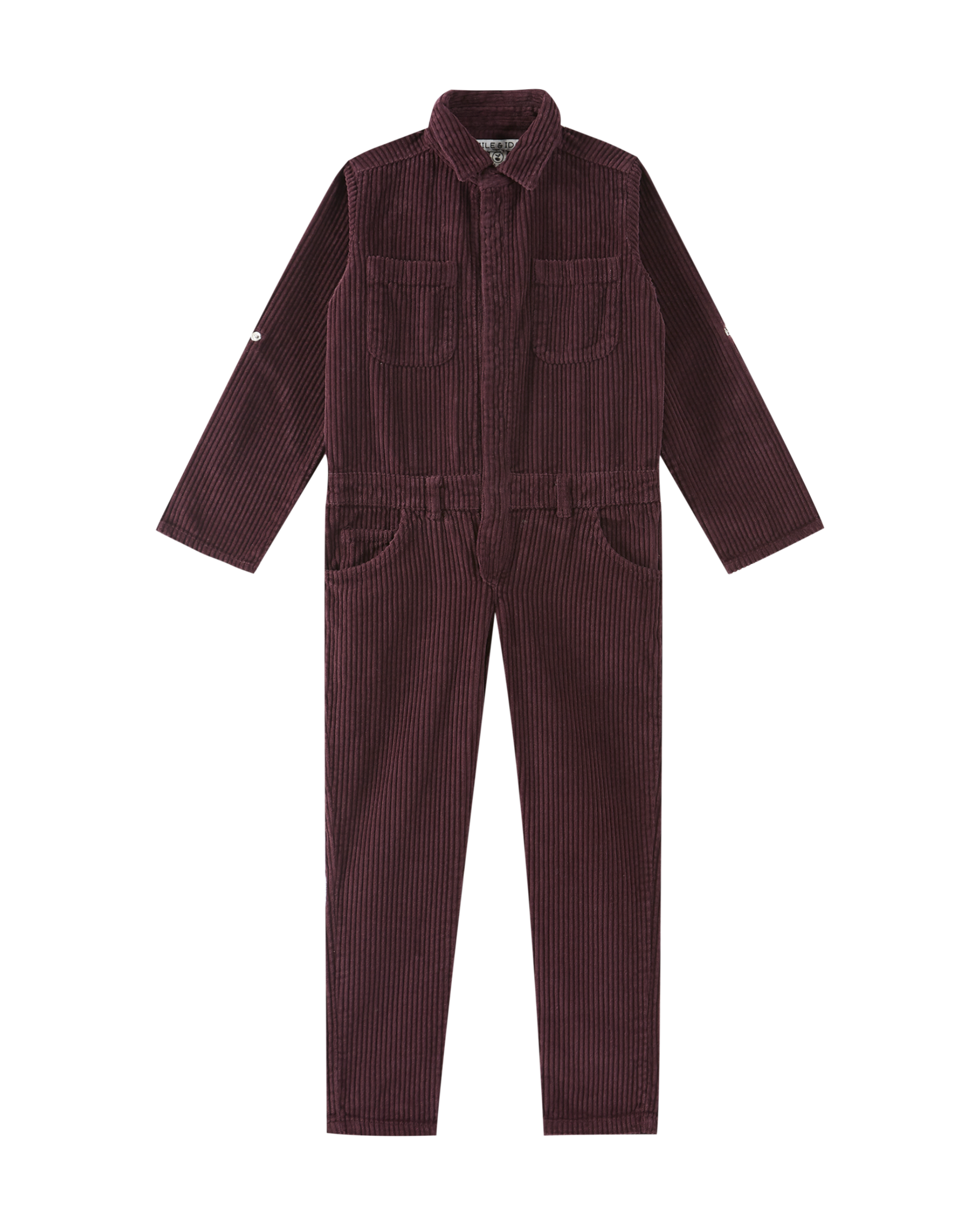 Combinaison velours aubergine